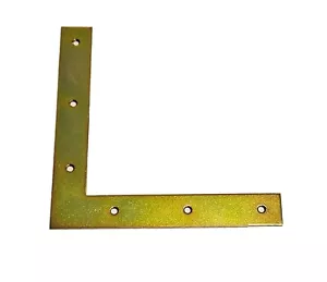 Heavy Duty FLAT Corner BRACKET L Shape Corner Repair Brace Mending Plate - Picture 1 of 9