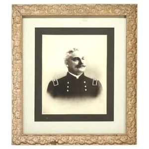 Antique Photograph of Man in Military Uniform, Framed, C1860 - Picture 1 of 8