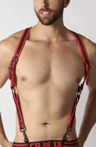 Cellblock 13 Rot Schwarz Trojan Neopren Geschirr Small S - Bild 1 von 6