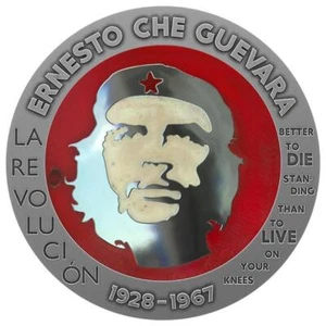 Congo 2023 100 Francs  Che Guevara  Bernit / Steel Handmade3 Insert silber Münze - Bild 1 von 4