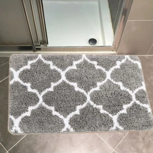 Luxury Anti slip Microfiber Versatile Indoor Rug Super Absorbent 20" X 32" grey - Picture 1 of 10