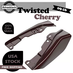 Deflector de aire Advanblack cereza retorcida marco medio para Harley Touring 2009-2016 - Imagen 1 de 9