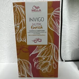 Wella Invigo Nutri-Enrich Nourishing Shampoo 250ml and Conditioner 200ml - Picture 1 of 7