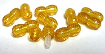 lot - 10 JEWELRY PLASTIC SCREW CLASPS - choose your color - Image 1 of 4