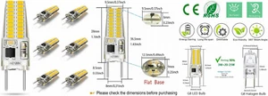 G8 LED Bulb Dimmable, 20-25W Halogens Replacement, Daylight White-6 - Picture 1 of 8