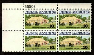 #1505 - 10¢ Rural America Issue- MNH Plate Block 4 - Picture 1 of 1