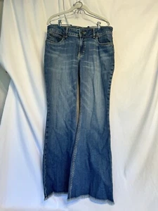 Wrangler Retro NWT Womens Sz 9x30 Raw Hem Flare Leg Jeans - Picture 1 of 10
