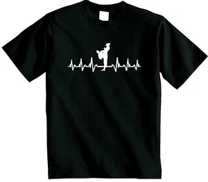 Karate T shirt | It's in My HeartBeat Freestyle Martial Arts t-shirt MMA tshirt - Picture 1 of 12