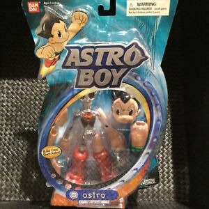 Bandai ASTRO BOY 6" Action Figure •Build Your Own •Light Up Eyes •2004•BRAND NEW
