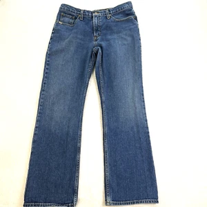 CRUEL GIRL Wide Leg Jeans Size 13 Relaxed Fit Mid Rise Blue Western Cowgirl - Picture 1 of 14