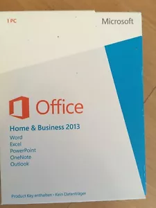 Office 2013 Home and Business PKC mit Keycard s. Bilder Top - Bild 1 von 5