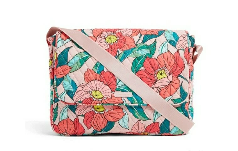 Vera Bradley NWT Essential Messenger Bag in  Vintage Floral  - Image 1 of 1