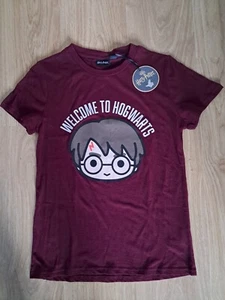 'Welcome to Hogwarts' Harry Potter T-shirt. UK Size 4/6 - Picture 1 of 3