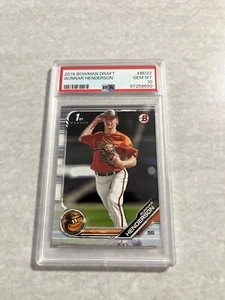 2019 Bowman Draft - #BD-22 Gunnar Henderson (RC) PSA 10 - Bild 1 von 2