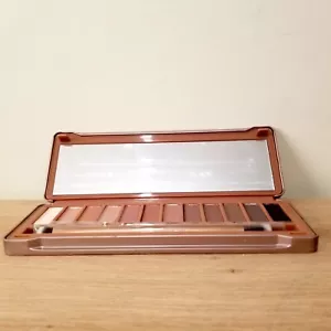 12-Shade Eyeshadow Palette Nude Beige Pink Tones Smokey Eye Glitter Matte 2nd - Picture 1 of 5