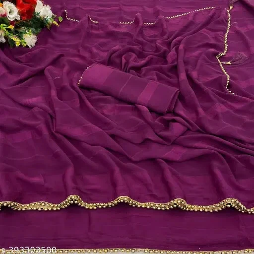 Sari de nailon con blusa para correr para mujer Foto 1 de 1