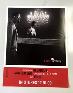 Original R. KELLY 2009 Album Poster - Untitled TOUR Rare - Picture 1 of 5