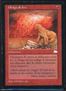 1997 MTG Magic Firestorm Weatherlight FRENCH vf fr Orage de feu aquilon francais - Picture 1 of 2