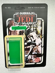 MEXICAN LILI LEDY BIKER SCOUT EL REGRESO DEL JEDI RESTORE CARDBACK KIT ENDOR - Picture 1 of 3