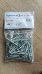 Nageldübel, Schlagdübel, Drehstiftdübel, 50 Stück, 6x60mm - Bild 1 von 2