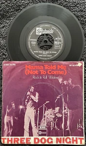 Three Dog Night – Mama Told Me (Not To Come 7'' IMPORT 1970 TESTED EX VIDEO CLIP - Picture 1 of 7