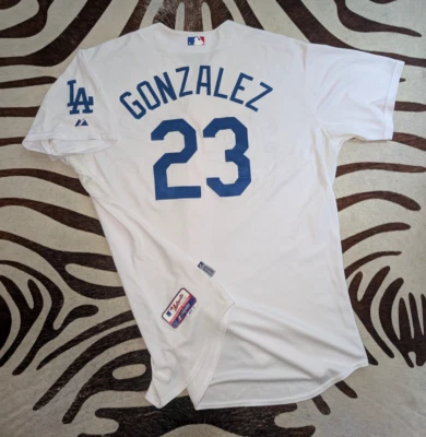 Authentic Adrian Gonzalez Los Angeles Dodgers Jersey 52 XXL 2XL Majestic GUC - Image 1 of 4