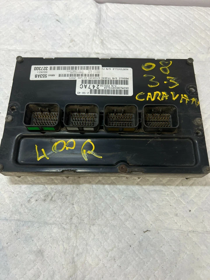 Dodge Caravan 2008 módulo de control del motor de 3,3 L computadora ECM ECU OEM (R-400) Foto 1 de 4
