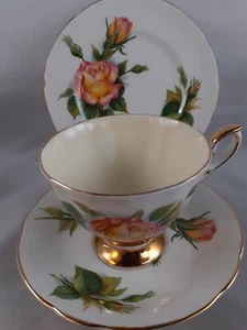 Paragon PEACE Teetasse & Untertasse & Beilagenteller Harry Wheatcroft Bone China British - Bild 1 von 11
