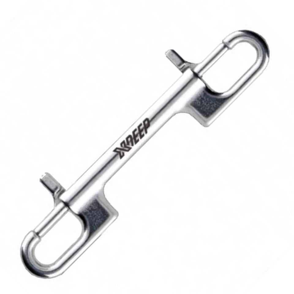 SF-1 TopDeal: XDEEP NX Serie Doppelender 120 mm Edelstahl Doppelkarabiner