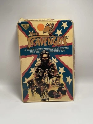 1985 THE SCAVENGERS VHS TAPE W/ORIGINAL CASE HTF MATURE NR TESTED UGC - Image 1 of 4