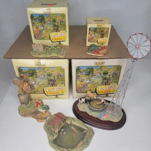 Lotto 5 figurine Lowell Davis Schmid Foxfire Farm collezione anni 80 vintage - Foto 1 di 7