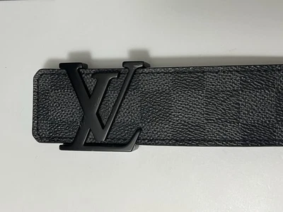 Cinturón Louis Vuitton LV Initiales para hombre negro (M9808) Damier grafito $615 120 48 Foto 1 de 4