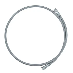 Manguera trenzada de acero inoxidable HFS(R) 3/8" hembra JIC de 24" de longitud revestimiento de PTFE 300 PSI - Imagen 1 de 2