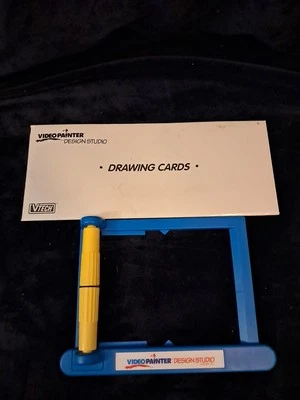 Vintage 1990’s VTech Master Video Painter TV REPLACEMENT Drawing Cards & Part - Image 1 of 3