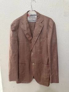 Men’s NWOT Canali Kei Collection Wool Blend Two Button Sport Coat Size EU 52 - Picture 1 of 11