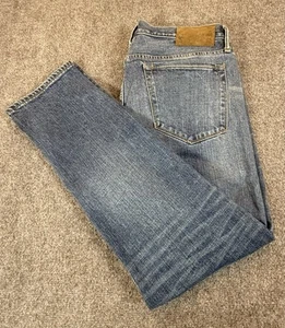Todd Snyder Jeans Mens 34x32 Blue Denim Pants Jeans Selvedge Japanese Button Fly - Picture 1 of 22