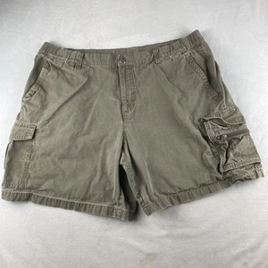 Columbia Cargo Shorts Herren XL 39/7 Armeegrün Canvas 7" Schrittlänge Wandern Angeln - Bild 1 von 13