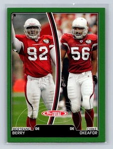 2007 Topps Total #178 Chike Okeafor / Bertrand Berry Arizona Cardinals - Bild 1 von 2