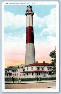 Postal antigua de The Lighthouse Atlantic City NJ 1910-20 - Imagen 1 de 2