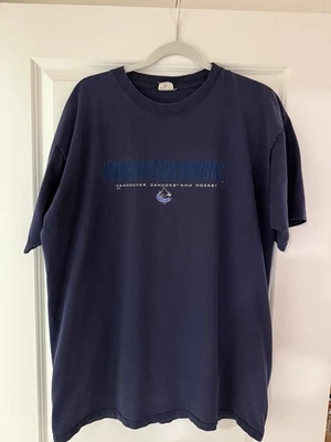 Camiseta Vancouver Canucks Vintage Talla XL 90s NHL Hockey Foto 1 de 4