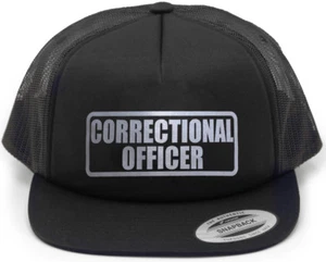 Correctional Officer Hat, baseball caps, reflective imprint. - Picture 1 of 3