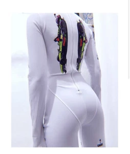 NEU MIT ETIKETT HMN ALNS DAMEN PULVERANZUG GRÖSSE LARGE WEISS - Bild 1 von 16