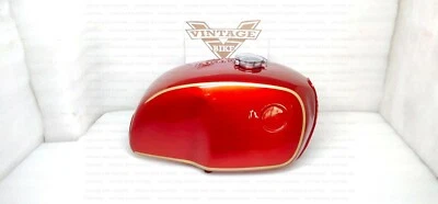 Tanque de combustible de acero cereza y gasolina para BMW R100S CS RS RT Foto 1 de 4