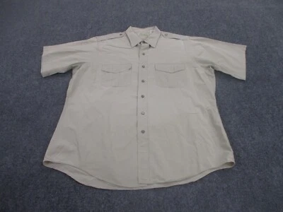 Vintage LL Bean Shirt Adult XL Beige Safari Outdoors Guide Brush Hiking 90s Mens - Image 1 of 4