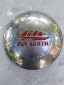 Vintage 1940s 10'' Plymouth Sailing Ship Hubcap Dog Dish - Picture 1 of 4