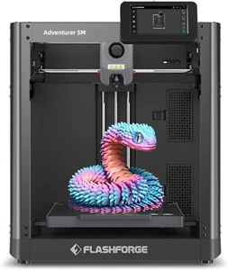 FLASHFORGE Adventurer 5M 3D Printer, Auto Leveling, Print Size 220x220x220mm - Picture 1 of 8