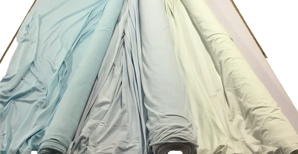 SOFT PASTELS VISCOSE ELASTANE JERSEY FABRICS:  150CM WIDE : #BVE02 - image 1 of 1