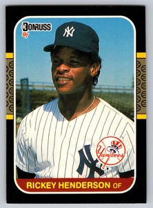 1987 Donruss #228 Rickey Henderson NM-MT Baseball Card