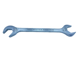 PROTO 1-1/4 Full Polish Angle Open-End Wrench - Picture 1 of 9