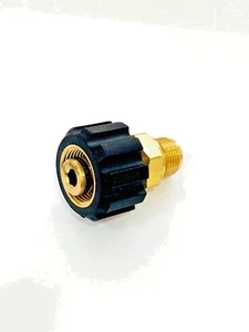 RACCORDO RIDUZIONE KARCHER FEMMINA M22 - MASCHIO 3/8 PER TUBI IDROPULITRCI - Picture 1 of 3